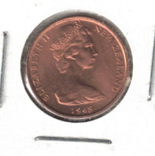 Moneta da un centesimo QEII e