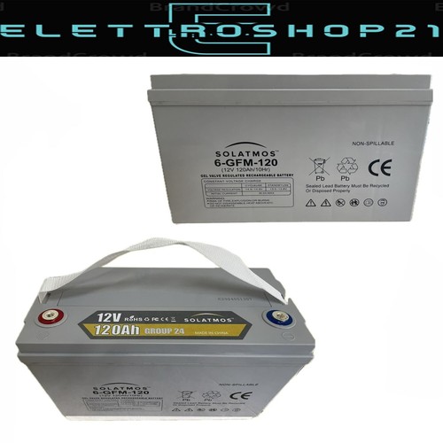 Batteria gel 12v 120 vrla - 120,