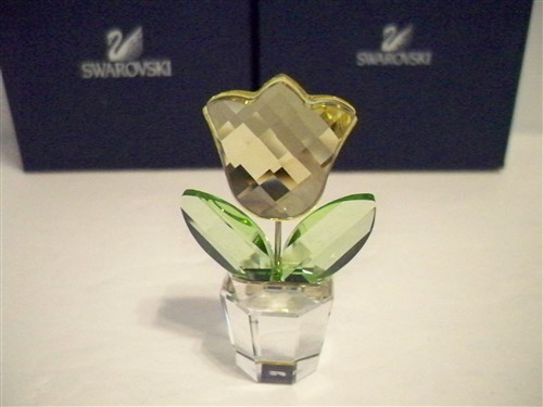 Swarovski yellow tulip 657110 - swarovski,