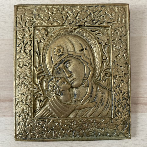 Icona bronzo tavola - , rilievo