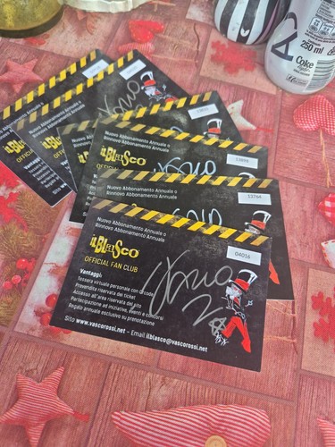 Card abbonamento blasco fan - abbonamento,