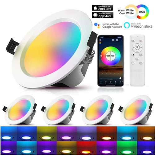 Plafoniera led rgb ww - led, rgb+ww+cw