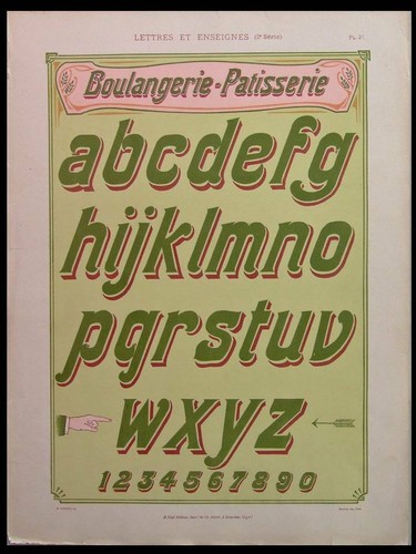 Insegna negozio art nouveau - insegna,
