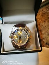 BREITLING CHRONOMAT ACCIAIO E ORO RARO QUADRANTE TORTORA 1994