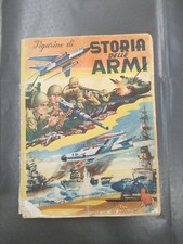 ALBUM FIGURINE STORIA DELLE ARMI  1957 LAMPO COMPLETO - 13 FIGURINE da RECUPERO