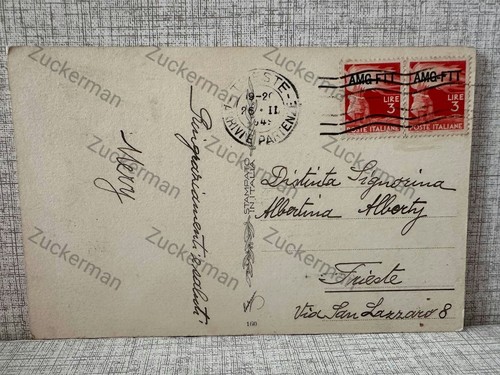 Cartolina 1944 annulli - cartolina,