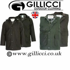 GIACCA SCALDAVIVANDE DA UOMO IMBOTTITA IN CERA COUNTRY OUTDOOR SHOOTING PESCA AGRICOLTURA