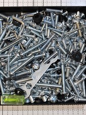 Stock Lotto Viti Nuove Acciaio Con Filettatura Varie Misure Oltre 200 Pezzi
