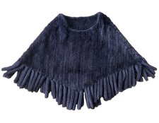 Nuovo poncho moderno BLU IRIS