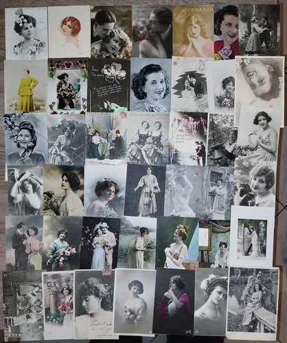 Lotto cartoline donne - lotto, di