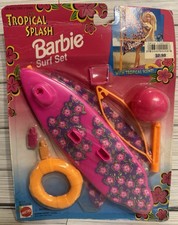 Vintage Barbie Surf Set 1994 Tropical Splash tavola da surf nuovo vecchio magazzino