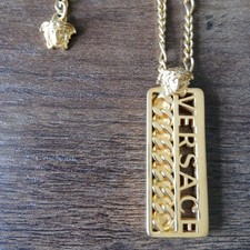 versace necklace gold Medusa