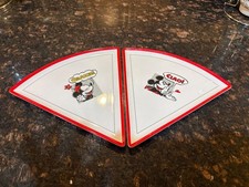 Set 2 piatti fette pizza