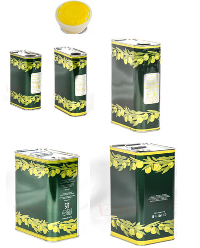 5pz contenitore latta tanica - 5pz,