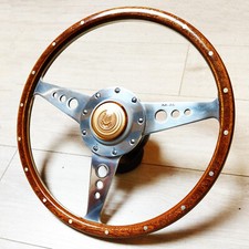 Volant Bois Moto-Lita Plat