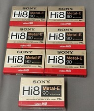 8x Sony Hi8 Metal-E 90