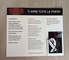 DIABOLIK CARD CARTA DI CREDITO