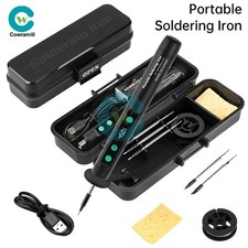 Mini Kit Saldatore Senza Fili USB Ricaricabile Saldatrice Temp Regolabile