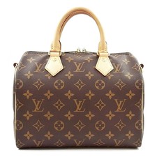 AUTENTICA BORSA LOUIS VUITTON M41113 SPEEDY BANDOLIERE 25 MINI BOSTON PVC PELLE F/S