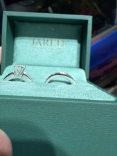 14K white gold diamond