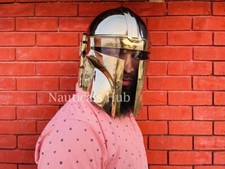 casco mandaloriano ottone