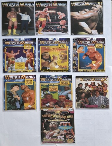 Dvd wwe wrestlemania - wwe,