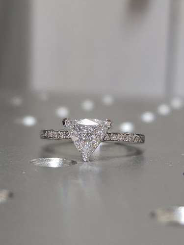 Anello solitario donna