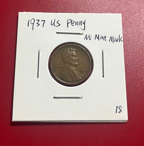 Moneta penny 1937 - 1937,