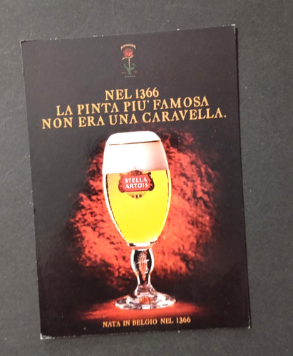 Cartolina pubblicitaria della