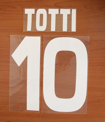 Kit nameset nome numero - nome, totti