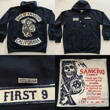 SONS OF ANARCHY - AUTHENTIC CAST & CREW HOODIE - M - FIRST 9 SAMCRO REAPER CREW