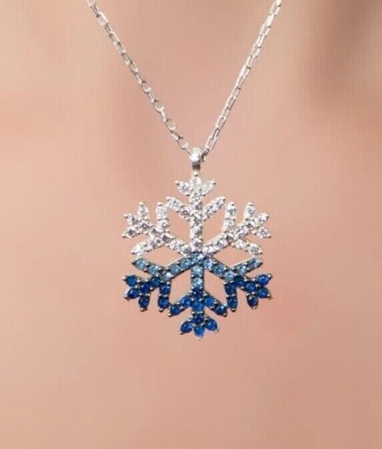 Ciondolo donna fiocco neve - ciondolo,