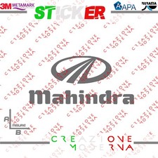 ADESIVO STICKER LOGO MAHINDRA