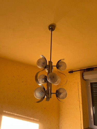 Lampadario metallo comìn - lampadario, in