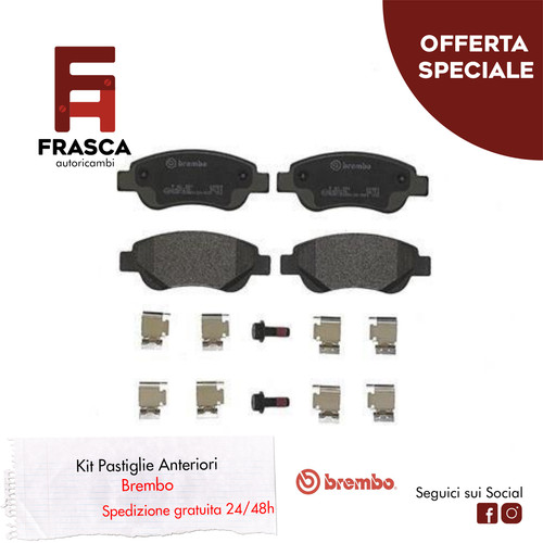 Pastiglie freno anteriori - pastiglie,