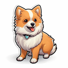 Adesivo tedesco Spitz auto