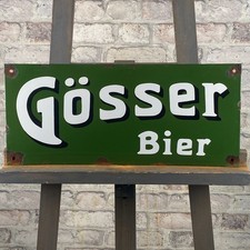 Insegna smaltata GÖSSER BIER