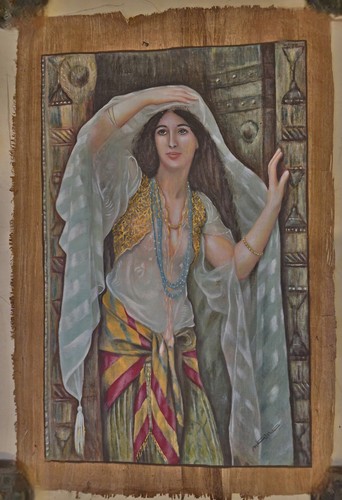 Orientalist maiden portrait - orientalist,