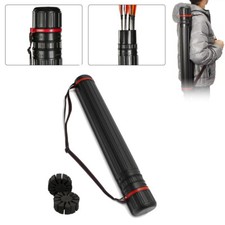 Faretra freccia regolabile 43,3 pollici per frecce 12-24 con 2 sacchetti di immagazzinaggio frecce in schiuma 