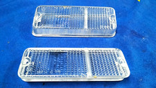 FANALE FIAT 128 COUPE'2pz.ANTERIORE VETRINO CHIARO Dx/Sx.PLASTICA FANALINO 128SL
