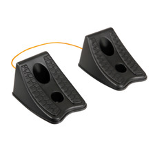 PAIR OF WEDGES WHEEL STOP