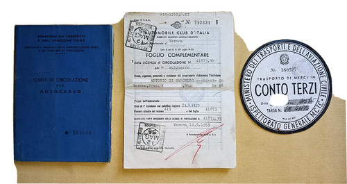 Carta circolazione 1950 - di,