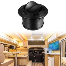 Presa d'aria nera chiudibile camper e autobus per riscaldatore Webasto/Eberspach