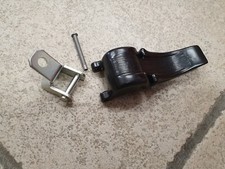 KIT GANCIO CAPOTTE  FIAT 500EPOCA IN ALLUMINIO NERO CON PERNO E SCONTRO CHIUSURA