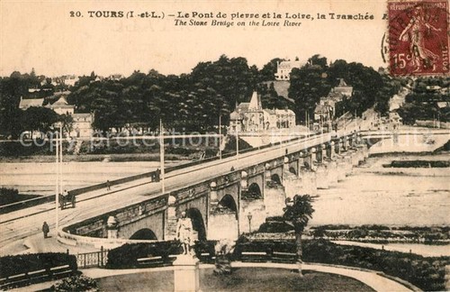 Tours indre loire pont - tours, le
