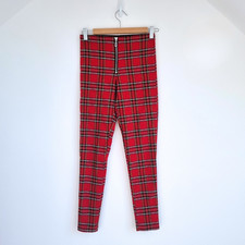 ZARA Pantalone Skinny Tartan
