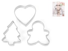 Confezione 3 tagliabiscotti in