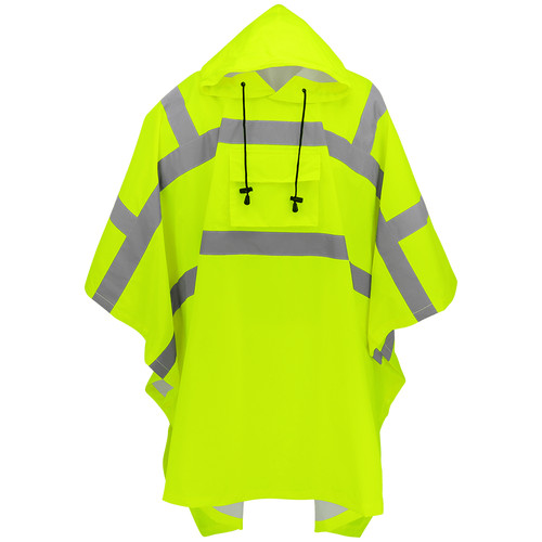 Poncho antipioggia giallo - , di