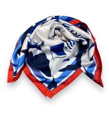 Chanel Foulard New White Silk