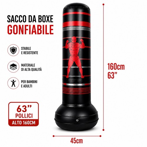 Sacco boxe gonfiabile 160 - sacco, da